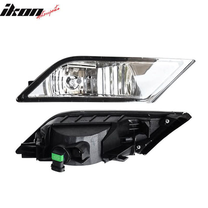 Fits 11-13 Honda Odyssey OE Front Fog Light Fog Lamp Clear Lens Pair