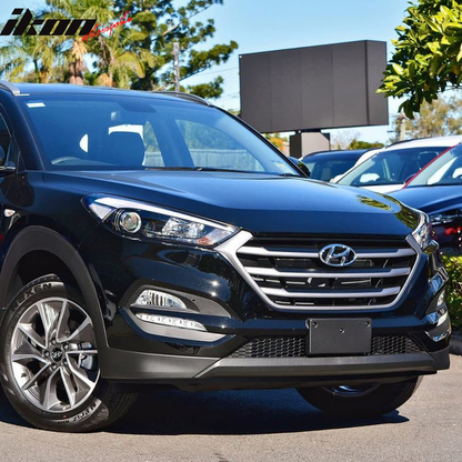 2016-2018 Hyundai Tucson Foglights Kit Black Housing Clear Lens