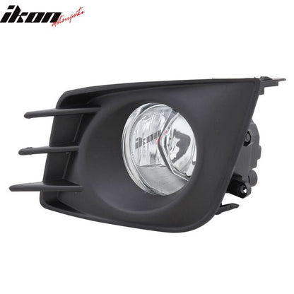 2011-2013  Scion tC Front Clear Fog Lights Driving Lamps Pair + Covers