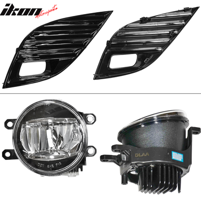 2018-2020 Toyota Camry SE XSE 2PC Front Bumper Fog Lights Driving Lamp