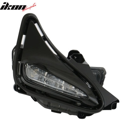 Fits 17-19 Toyota Corolla Sedan Front Foglight Fog Lamp LED Clear Lens