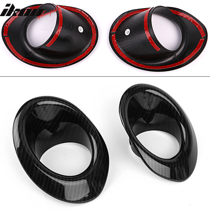 2016-2018 Honda Civic OE Style Carbon Fiber Hydro Dip Fog Lights Cover