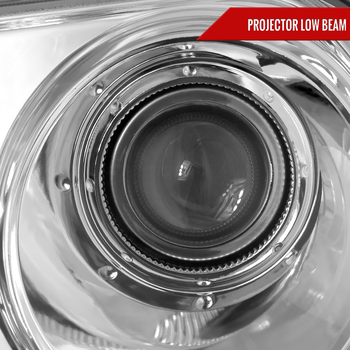 2005-2010 Chrysler 300 Base/LX/Touring Projector Headlights (Chrome Housing/Clear Lens)