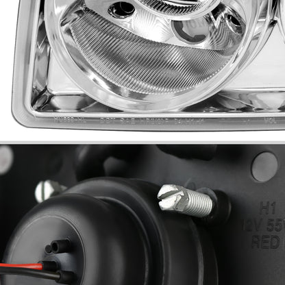 2005-2010 Chrysler 300 Base/LX/Touring Projector Headlights (Chrome Housing/Clear Lens)