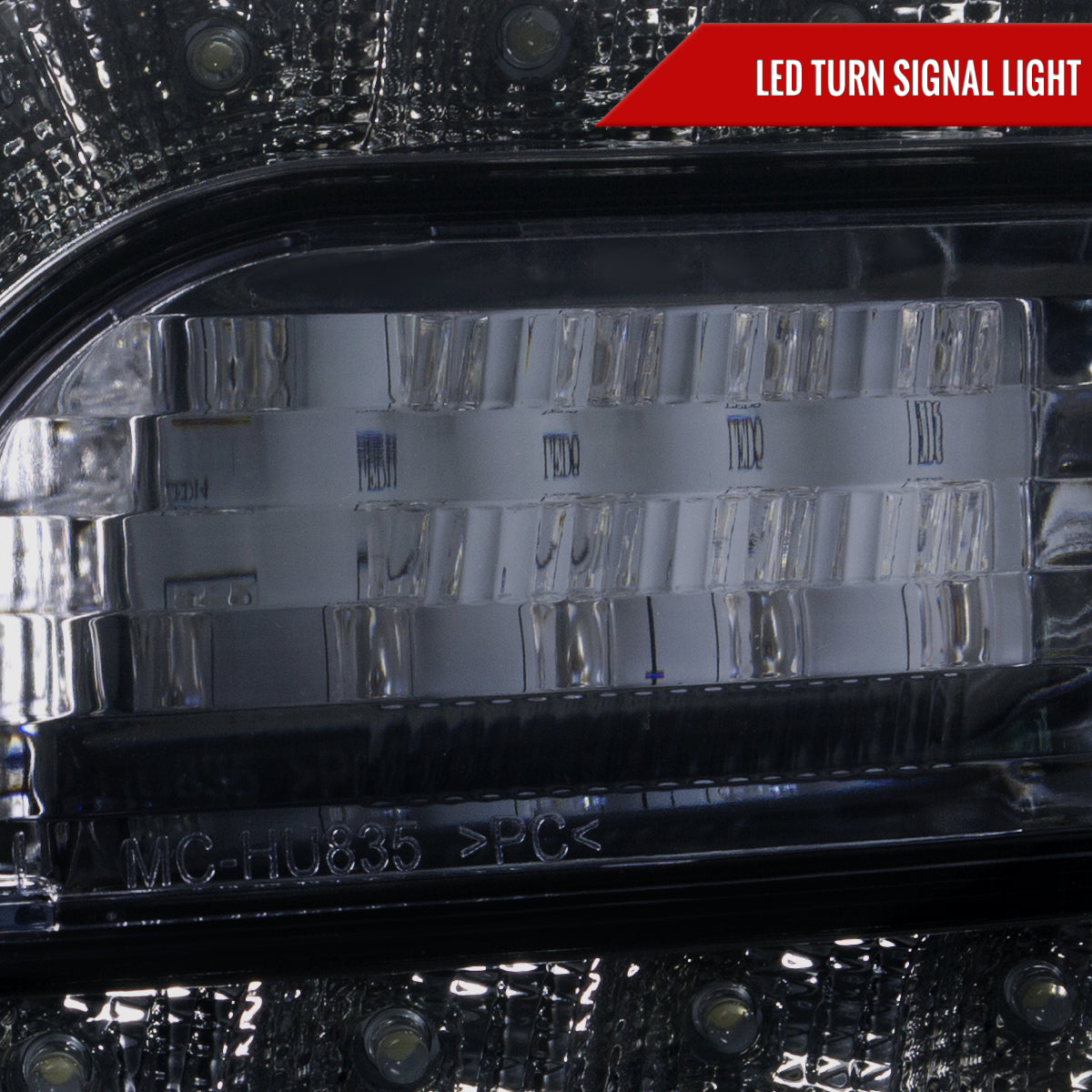 2005-2010 Chrysler 300 Base/LX/Touring Projector Headlights w/ LED Light Strip & LED Turn Signal Lights (Glossy Black Housing/Smoked Lens)