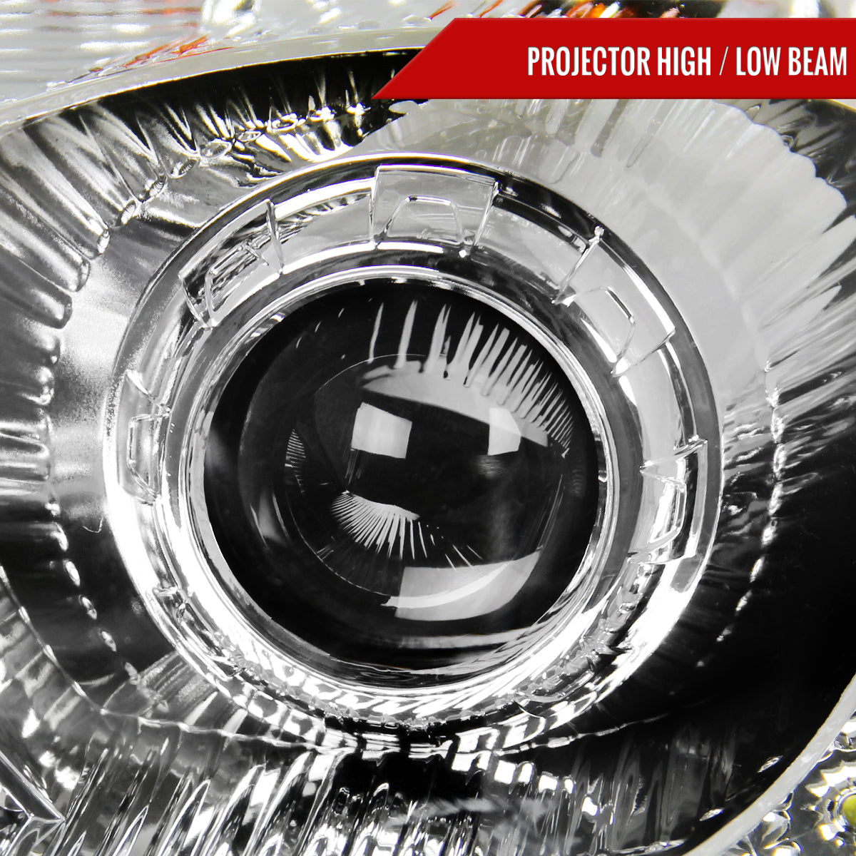 2006-2009 Nissan 350Z SMD LED Light Strip Projector Headlights (Chrome Housing/Clear Lens)