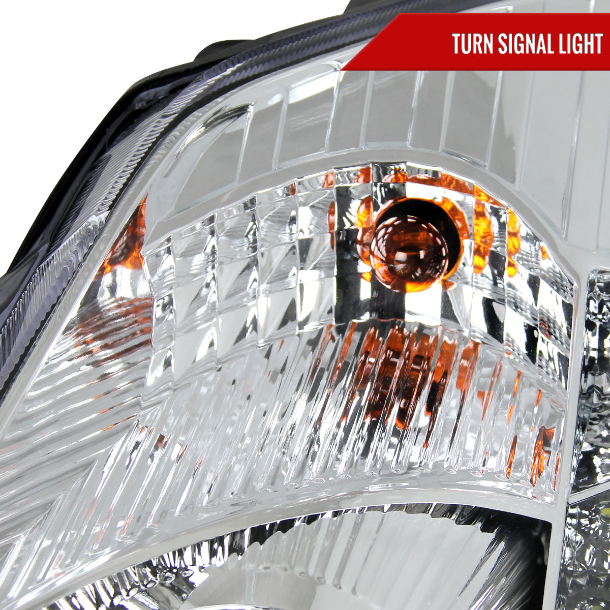 2006-2009 Nissan 350Z SMD LED Light Strip Projector Headlights (Chrome Housing/Clear Lens)