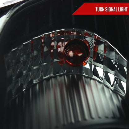 2006-2009 Nissan 350Z SMD LED Light Strip Projector Headlights (Black Housing/Smoked Lens)