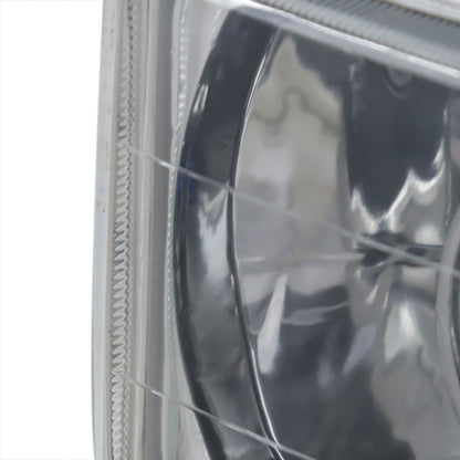 Universal 4"x6" H4 Projector Headlights (Chrome Housing/Glass Lens)