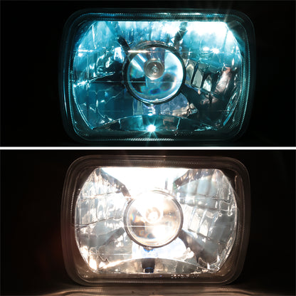 Universal 7"x6" H4 Projector Headlights (Chrome Housing/Clear Lens)