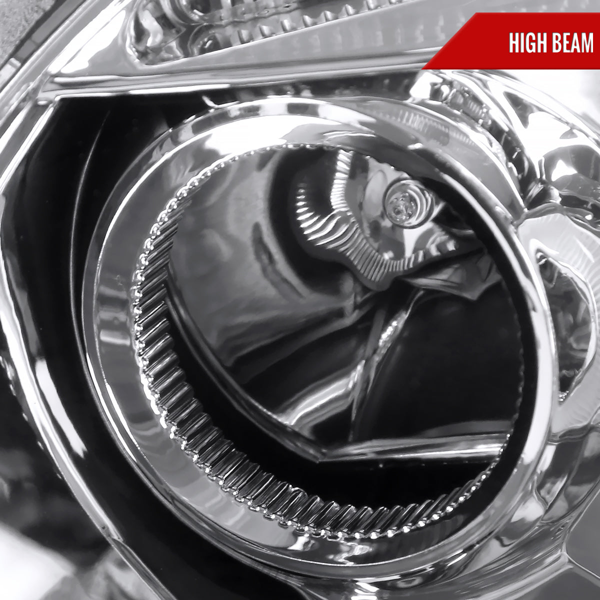 1998-2005 Volkswagen Beetle Halo Projector Headlights (Chrome Housing/Clear Lens)