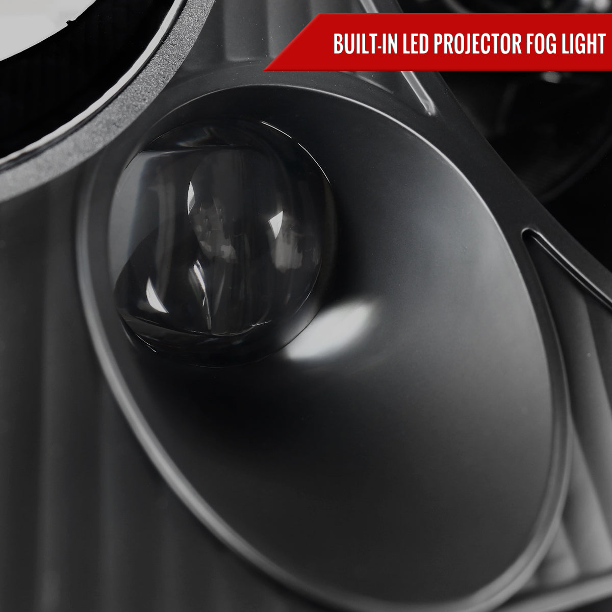 1997-2004 Porsche Boxster 986/911 996 LED Light Strip Projector Headlights w/ LED Turn Signal Lights (Matte Black Housing/Clear Lens)