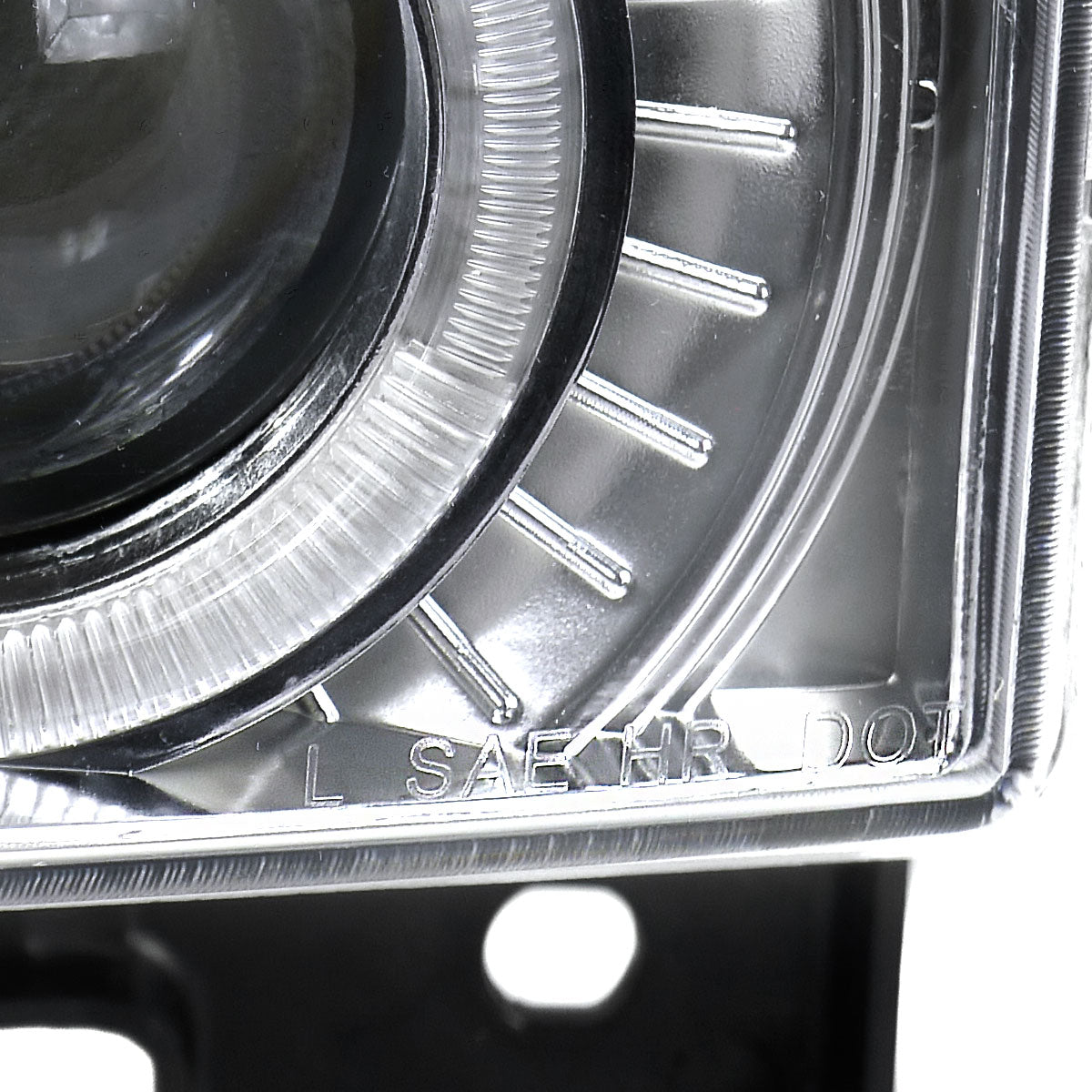 1988-1999 Chevrolet  C/K C10/Blazer/Tahoe/Yukon/Sierra/Silverado Dual Halo Projector Headlights (Chrome Housing/Clear Lens)