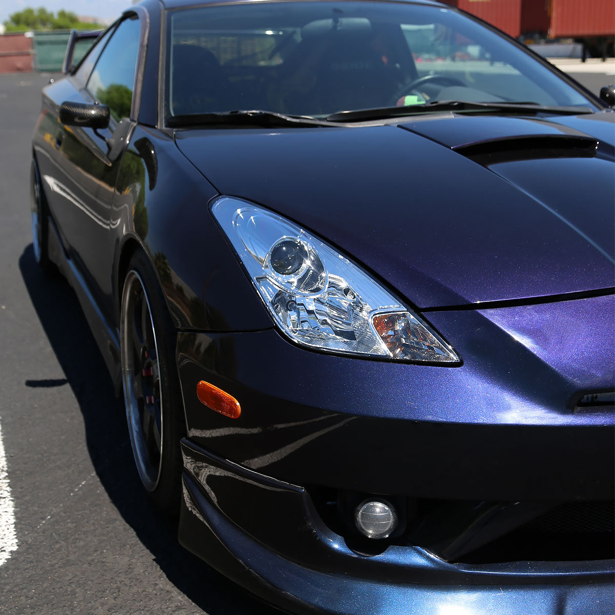 2000-2005 Toyota Celica Projector Headlights (Chrome Housing/Clear Lens)