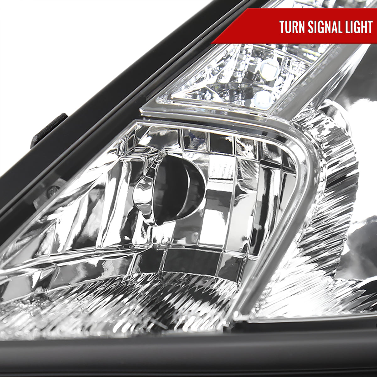2000-2005 Toyota Celica Projector Headlights w/ SMD LED Light Strip (Chrome Housing/Clear Lens)