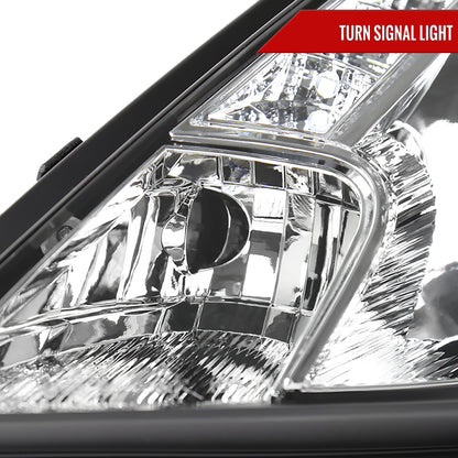 2000-2005 Toyota Celica Projector Headlights w/ SMD LED Light Strip (Chrome Housing/Clear Lens)