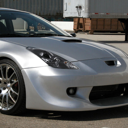 2000-2005 Toyota Celica Projector Headlights (Matte Black Housing/Clear Lens)