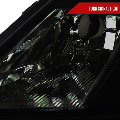 2000-2005 Toyota Celica Projector Headlights w/ SMD LED Light Strip (Black Housing/Smoked Lens)