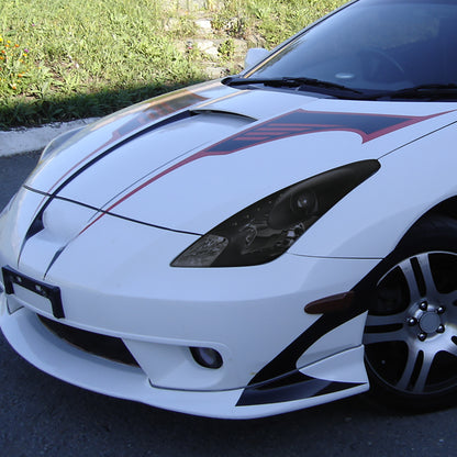 2000-2005 Toyota Celica Projector Headlights w/ SMD LED Light Strip (Black Housing/Smoked Lens)