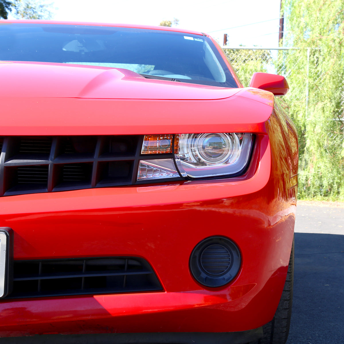 2010-2013 Chevrolet Camaro LED Bar Projector Headlights (Chrome Housing/Clear Lens)