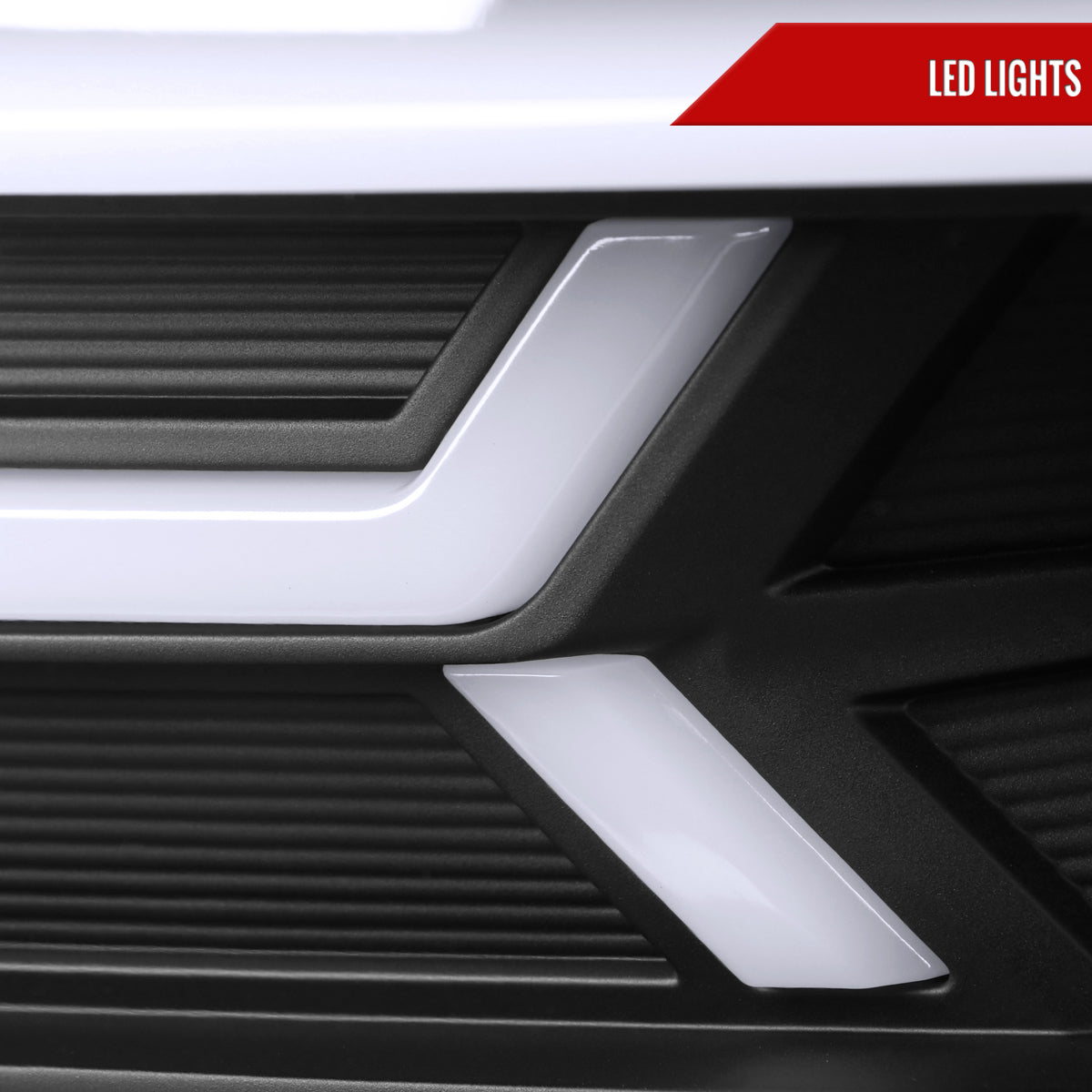 2014-2015 Chevrolet Camaro LED Strip Projector Headlights w/ Sequential Turn Signal Lights (Matte Black Housing/Clear Lens)
