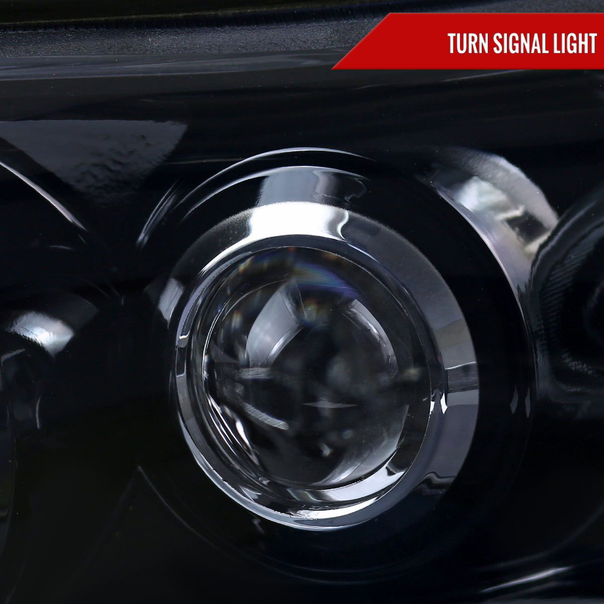 1998-2002 Chevrolet Camaro Dual Halo Projector Headlights (Glossy Black Housing/Smoked Lens)
