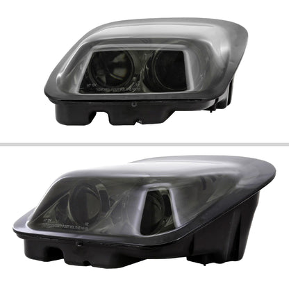 1997-2004 Chevrolet Corvette C5 H7 Projector Headlights (Chrome Housing/Smoked Lens)