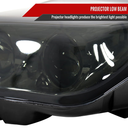 1997-2004 Chevrolet Corvette C5 H7 Projector Headlights (Chrome Housing/Smoked Lens)