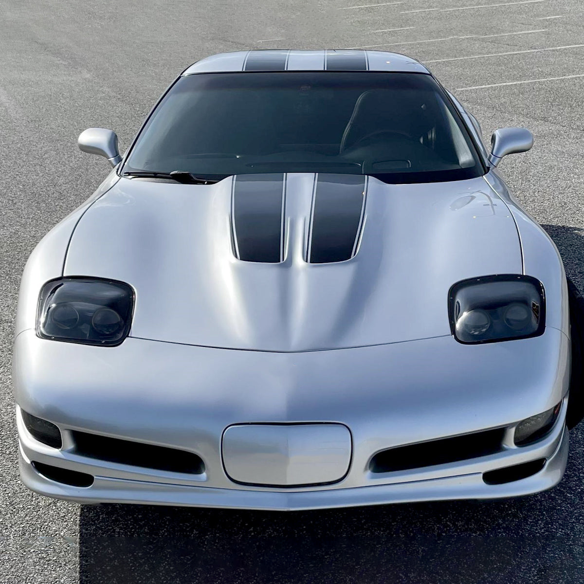 1997-2004 Chevrolet Corvette C5 H7 Projector Headlights (Chrome Housing/Smoked Lens)