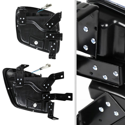 1997-2004 Chevrolet Corvette C5 H7 Projector Headlights (Matte Black Housing/Clear Lens)