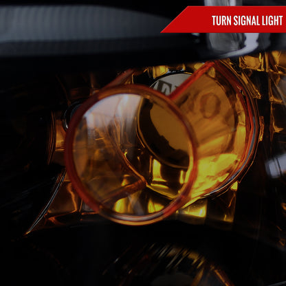 1995-2001 BMW E38 7 Series LED Bar Dual Halo Projector Headlights (Glossy Black Housing/Smoked Lens)