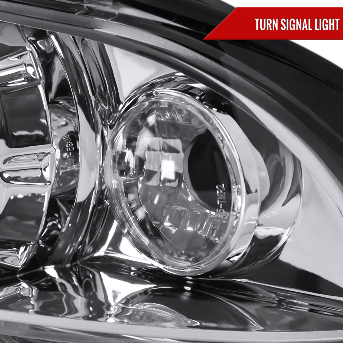 1999-2001 BMW E46 3 Series Sedan Dual Halo Projector Headlights (Chrome Housing/Clear Lens)