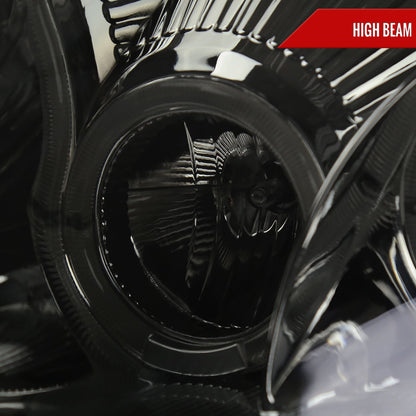 2000-2005 Mitsubishi Eclipse Dual Halo Projector Headlights (Chrome Housing/Smoked Lens)