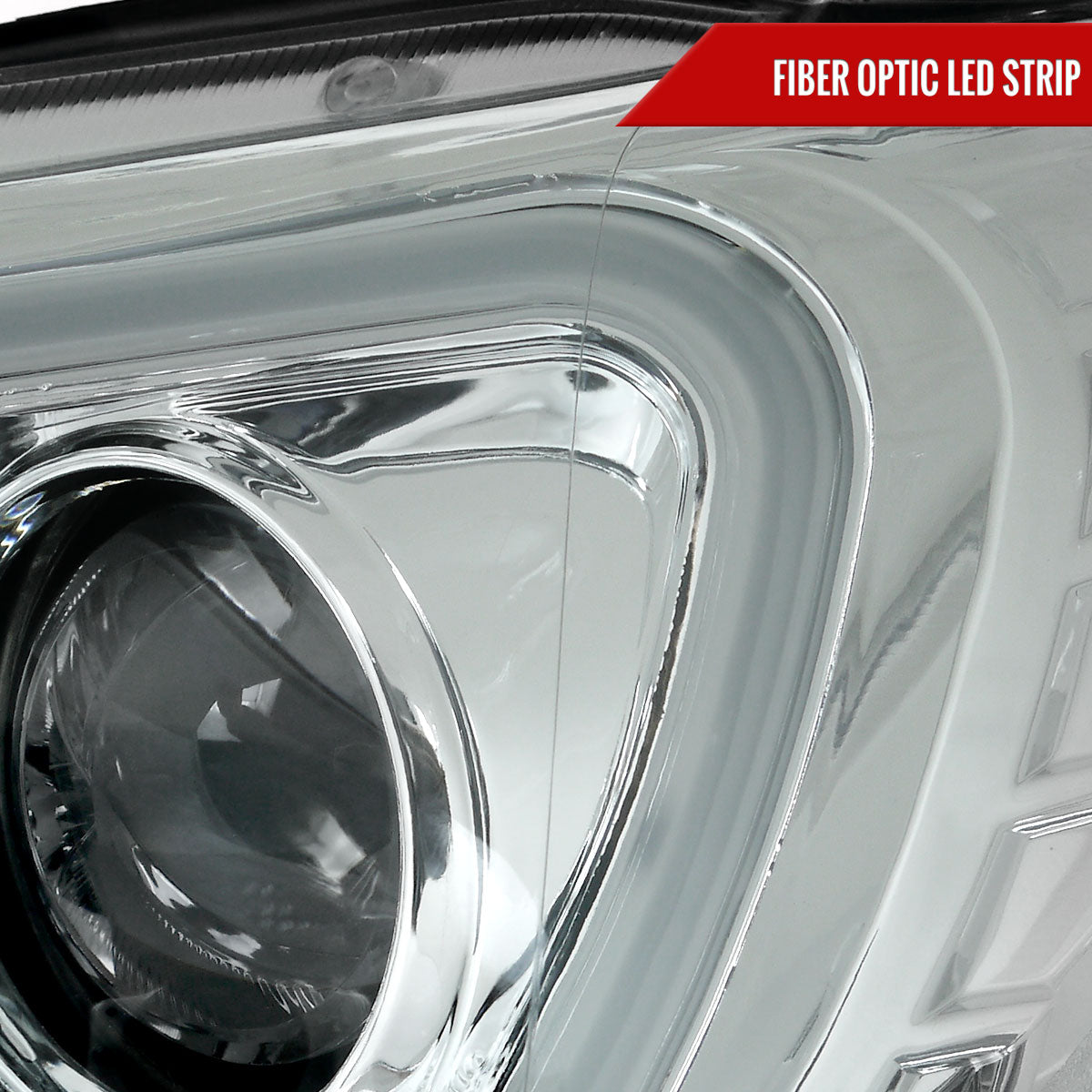 2012-2017 Scion FRS/ Toyota 86 Projector Headlights w/ LED Strip & Turn Signal Lights (Chrome Housing/Clear Lens)