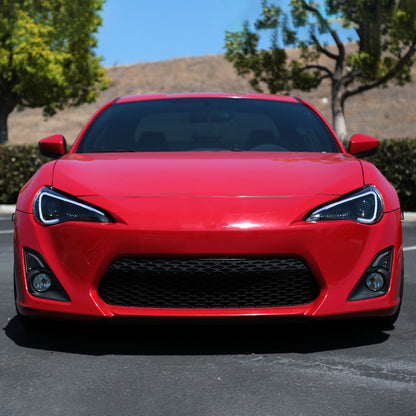 2012-2017 Scion FRS/ Toyota 86 LED Bar Projector Headlights w/ Sequential Turn Signal Lights (Jet Black Housing/Clear Lens)