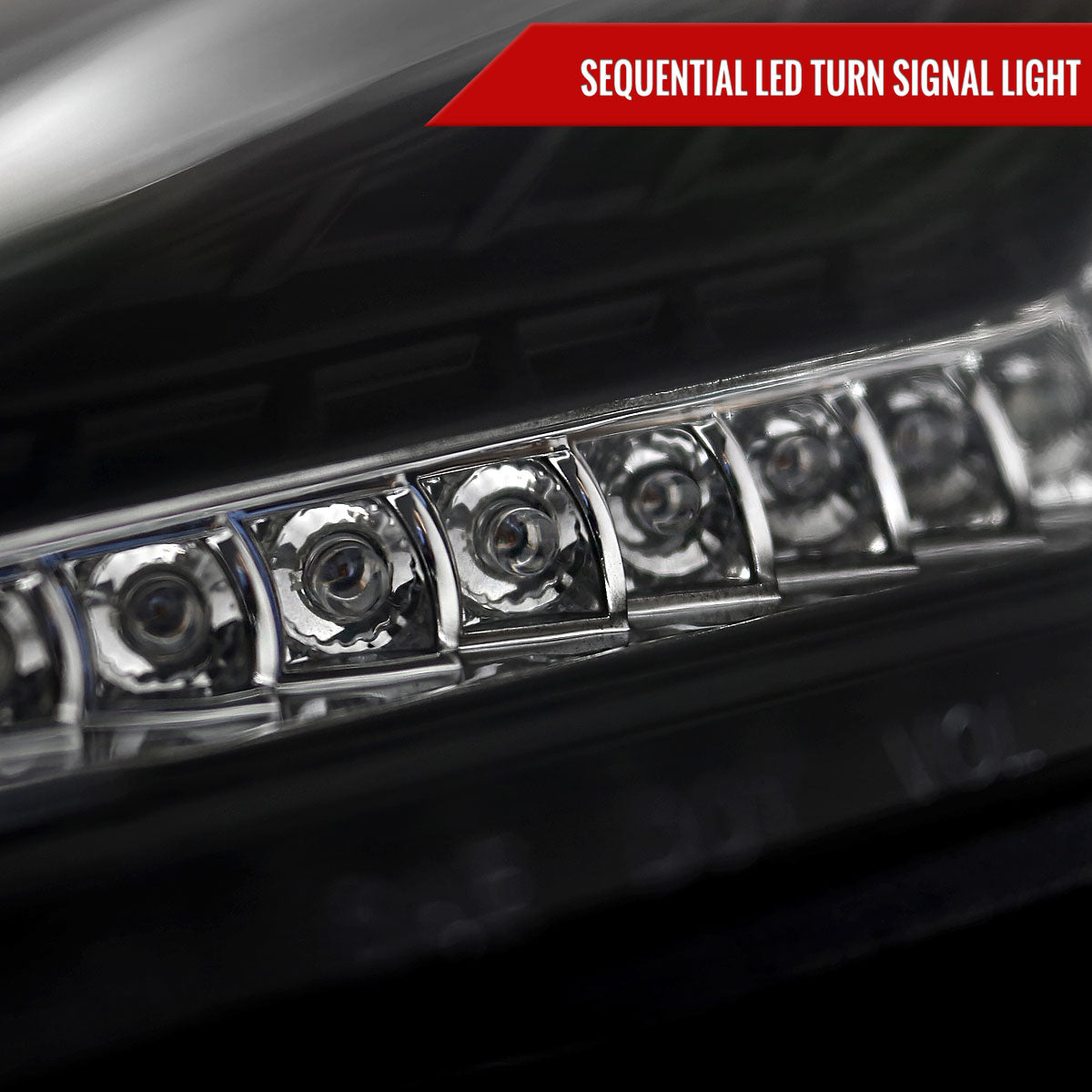 2012-2017 Toyota 86 Scion FR-S LED Bar Projector Headlights w/ Sequential Turn Signal Lights (Matte Black Housing/Clear Lens)