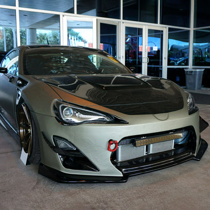2012-2017 Toyota 86 Scion FR-S LED Bar Projector Headlights w/ Sequential Turn Signal Lights (Matte Black Housing/Clear Lens)