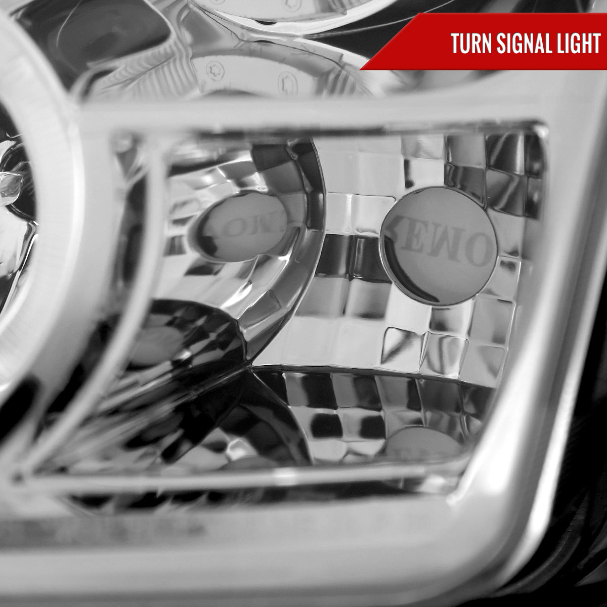 2006-2009 Ford Fusion Dual Halo Projector Headlights (Chrome Housing/Clear Lens)