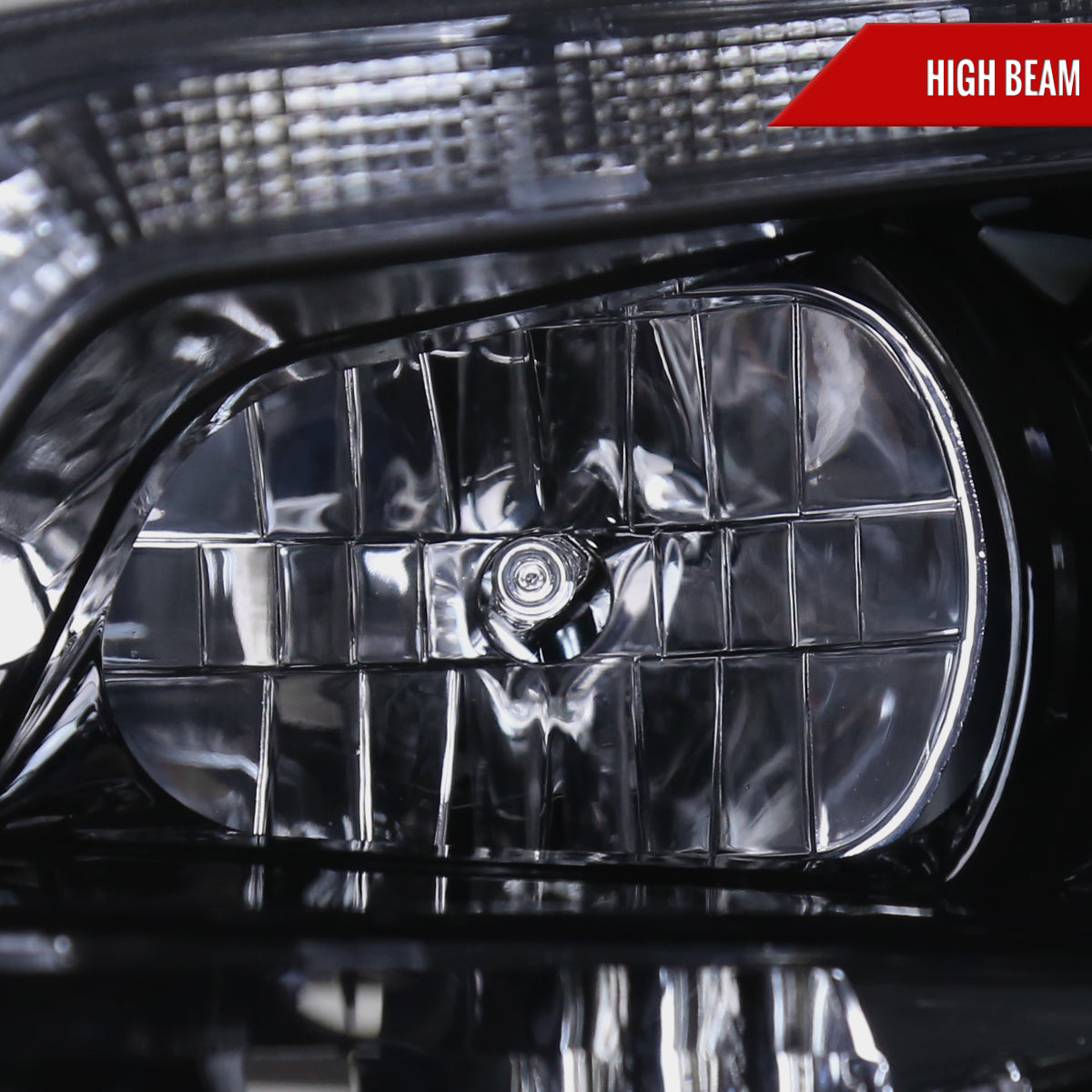 2010-2012 Ford Fusion Projector Headlights w/ LED Light Strip (Glossy Black Housing/Smoked Lens)