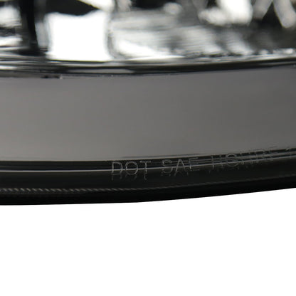 2003-2007 Infiniti G35 Coupe LED Bar Projector Headlights w/ Sequential Turn Signals (Chrome Housing / Smoked Lens)