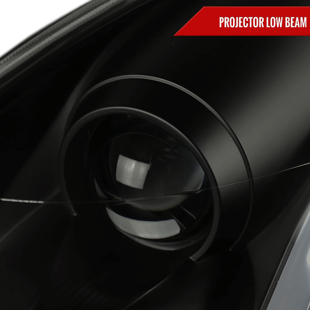 2003-2007 Infiniti G35 Coupe LED Bar Projector Headlights w/ Sequential Turn Signals (Black Housing / Smoked Lens)