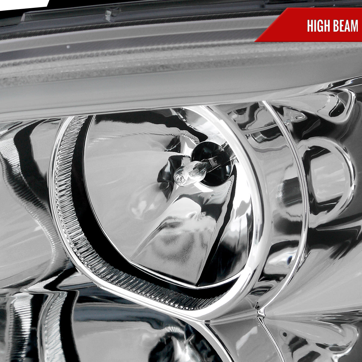 2008-2009 Pontiac G8 LED Bar Projector Headlights (Chrome Housing/Clear Lens)