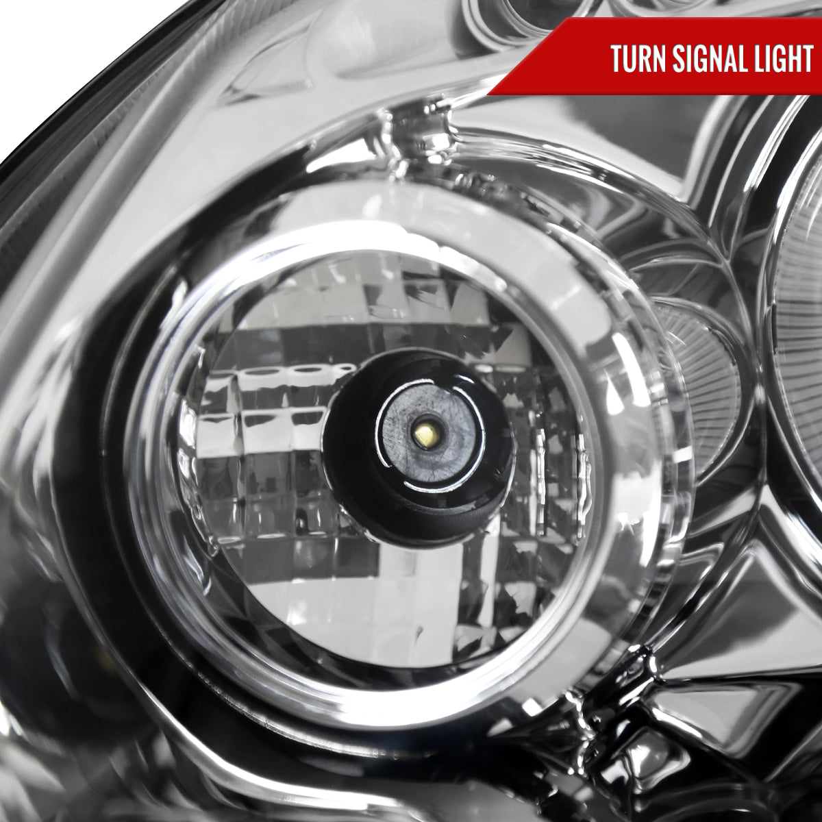 2006-2008 Volkswagen Golf Rabbit/ 2006-2010 Jetta Dual Halo Projector Headlights (Chrome Housing/Clear Lens)