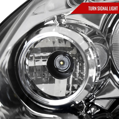 2006-2008 Volkswagen Golf Rabbit/ 2006-2010 Jetta Dual Halo Projector Headlights (Chrome Housing/Clear Lens)