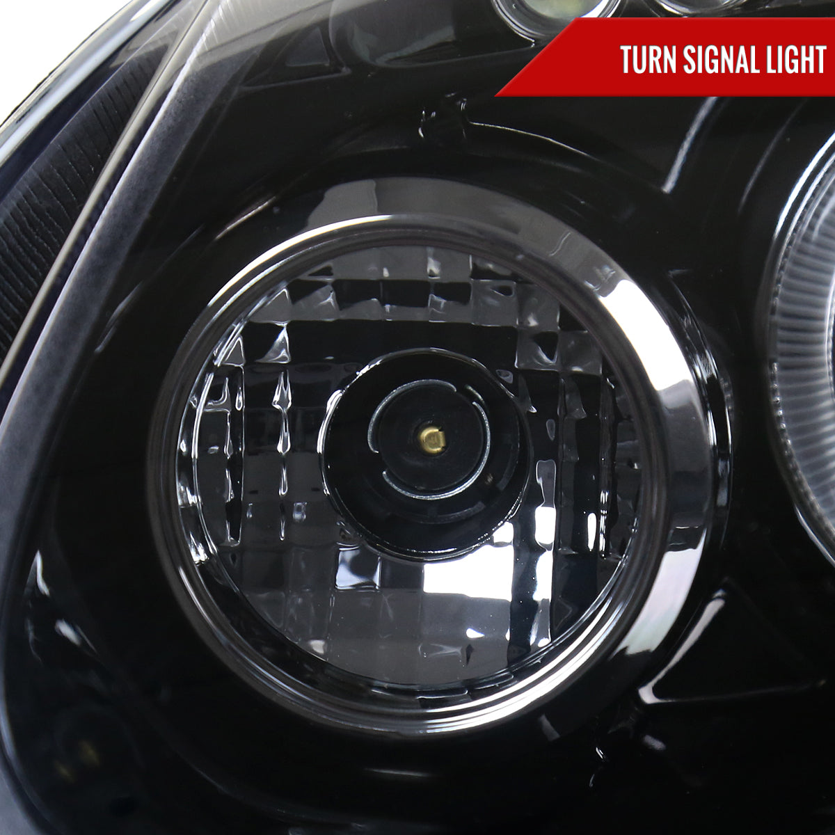 2006-2008 Volkswagen Golf Rabbit/ 2006-2010 Jetta Dual Halo Projector Headlights (Glossy Black Housing/Smoked Lens)