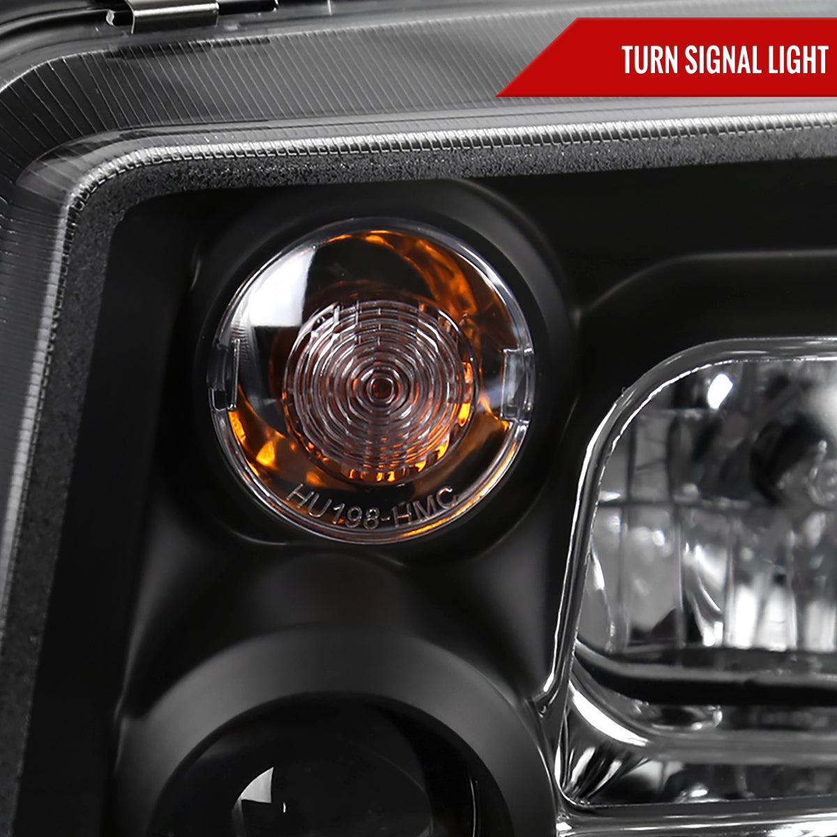 1999-2004 Volkswagen Jetta/Bora Projector Headlights w/ R8 Style LED Light Strip (Matte Black Housing/Clear Lens)