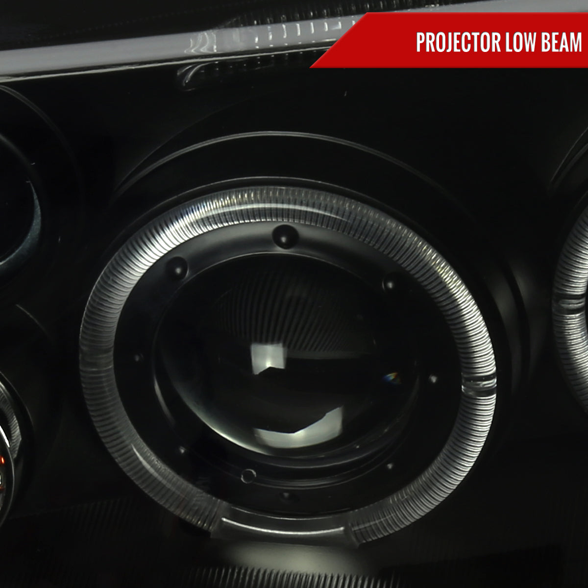 1999-2005 Volkswagen Jetta/Bora Mk4 Dual Halo Projector Headlights w/ LED Light Strip (Black Housing/Smoked Lens)