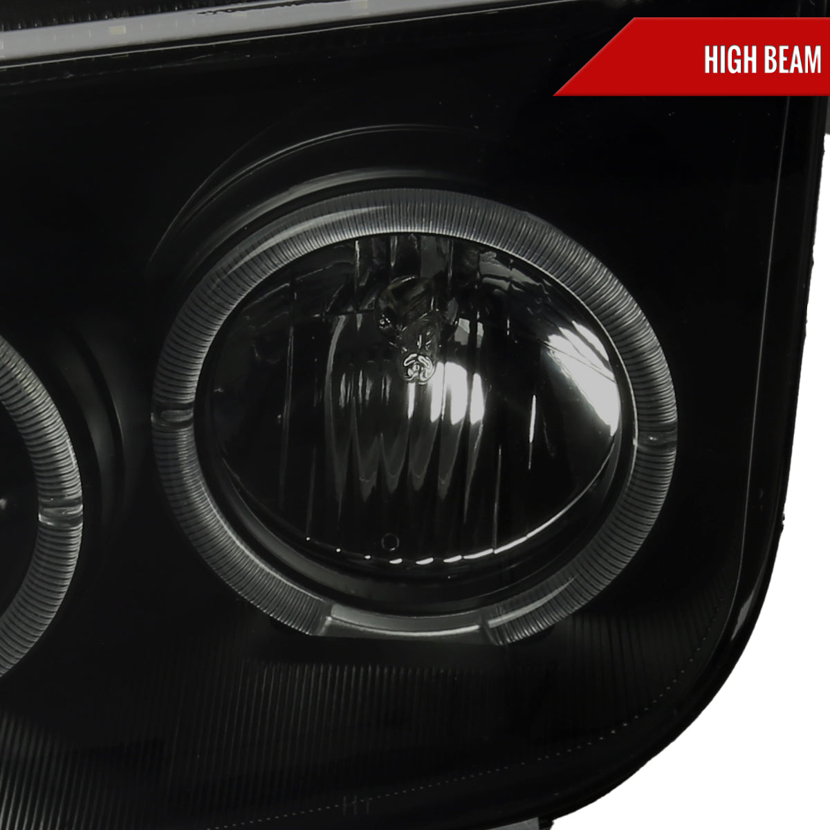 1999-2005 Volkswagen Jetta/Bora Mk4 Dual Halo Projector Headlights w/ LED Light Strip (Black Housing/Smoked Lens)