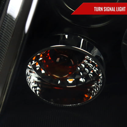 1999-2005 Volkswagen Jetta/Bora Mk4 Dual Halo Projector Headlights w/ LED Light Strip (Black Housing/Smoked Lens)