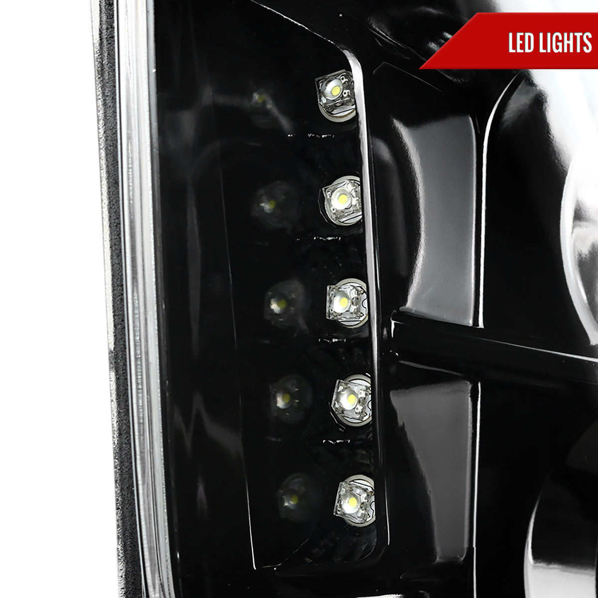 2005-2009 Ford Mustang  Halo Projector Headlights (Jet Black Housing/Clear Lens)